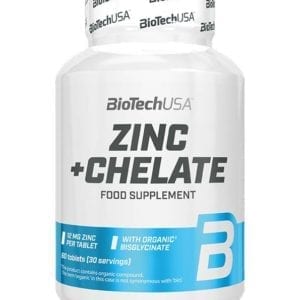 Biotech USA - Zinc + Chelate 60 Tabletten Dose