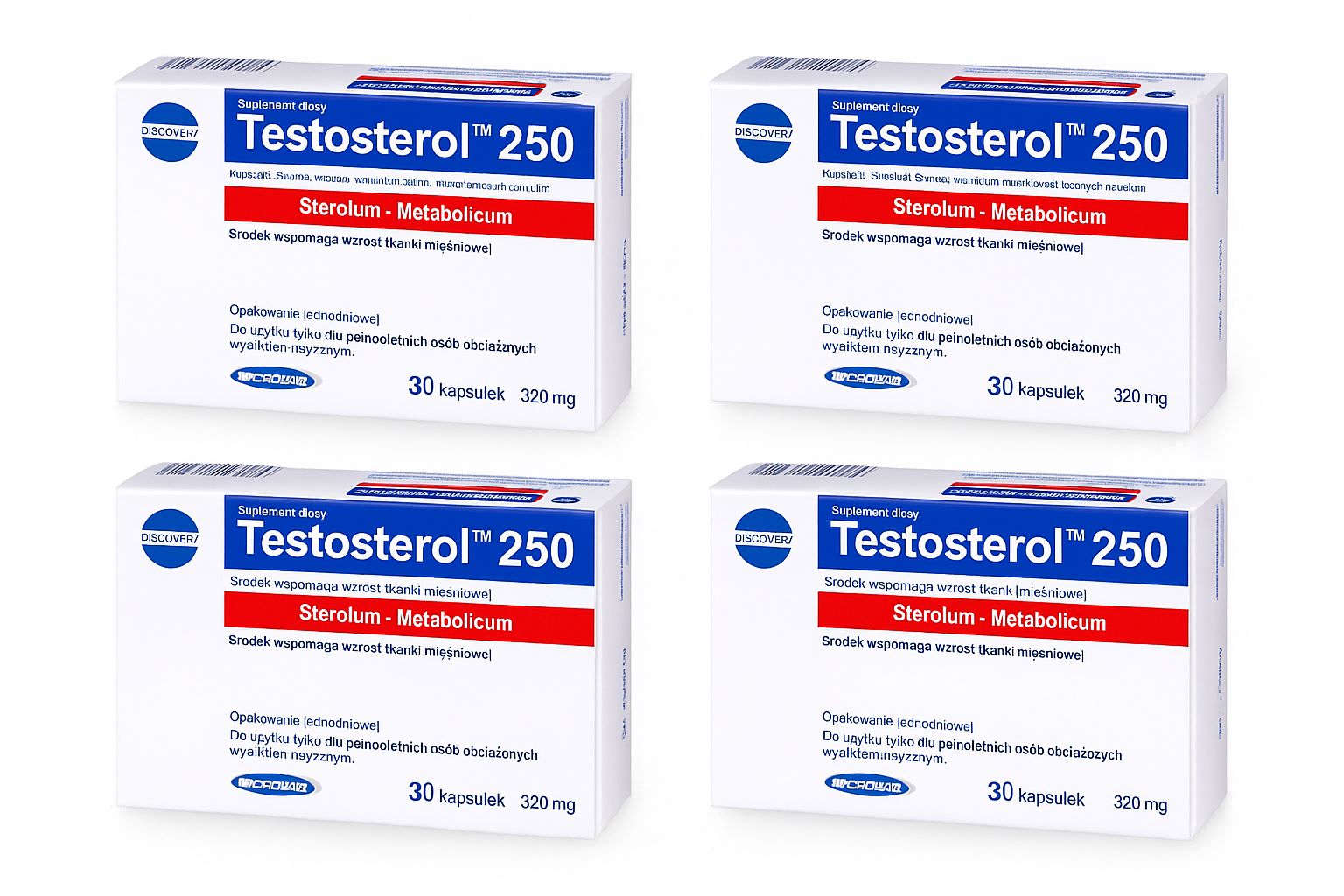 Megabol Testosterol 4 Pack