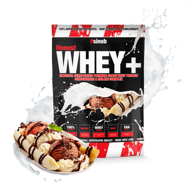Honest Whey+ Banane Schokolade
